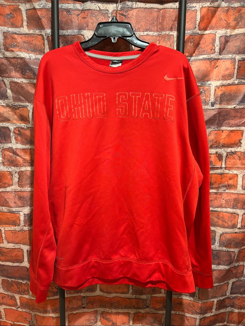 Nike Red Crewneck Ohio State Sweatshirt